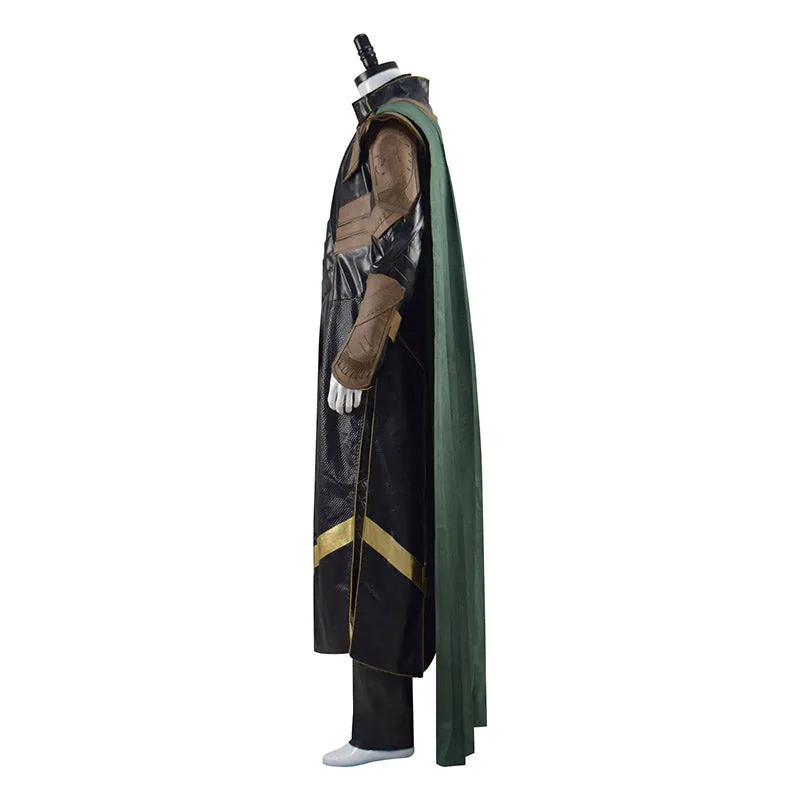 Loki Season 1 Loki Cosplay Marvel Loki 2021 Costume Battle Armor Outfit With Cloak