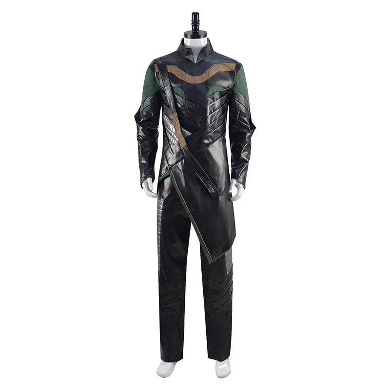 Loki Season 1 Loki Cosplay Marvel Loki 2021 Costume Battle Armor Outfit With Cloak