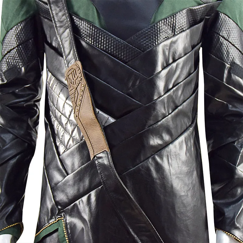 Loki Season 1 Loki Cosplay Marvel Loki 2021 Costume Battle Armor Outfit With Cloak