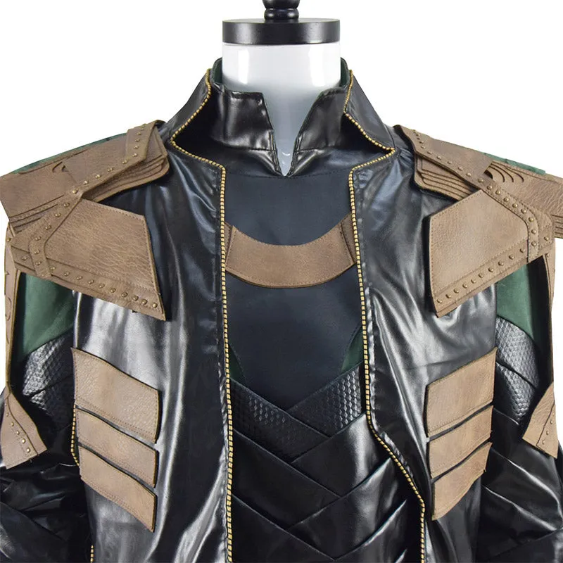 Loki Season 1 Loki Cosplay Marvel Loki 2021 Costume Battle Armor Outfit With Cloak