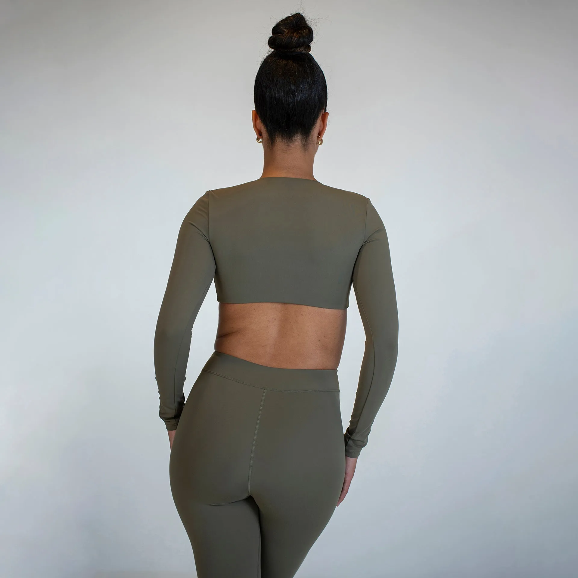 Luxe Olive Crop Top