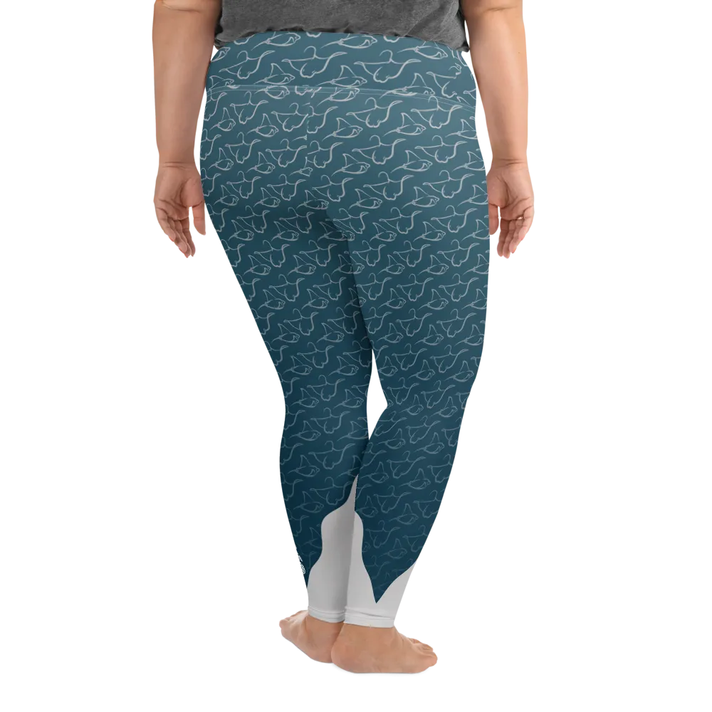 Magnificent Mantas Leggings Plus Size