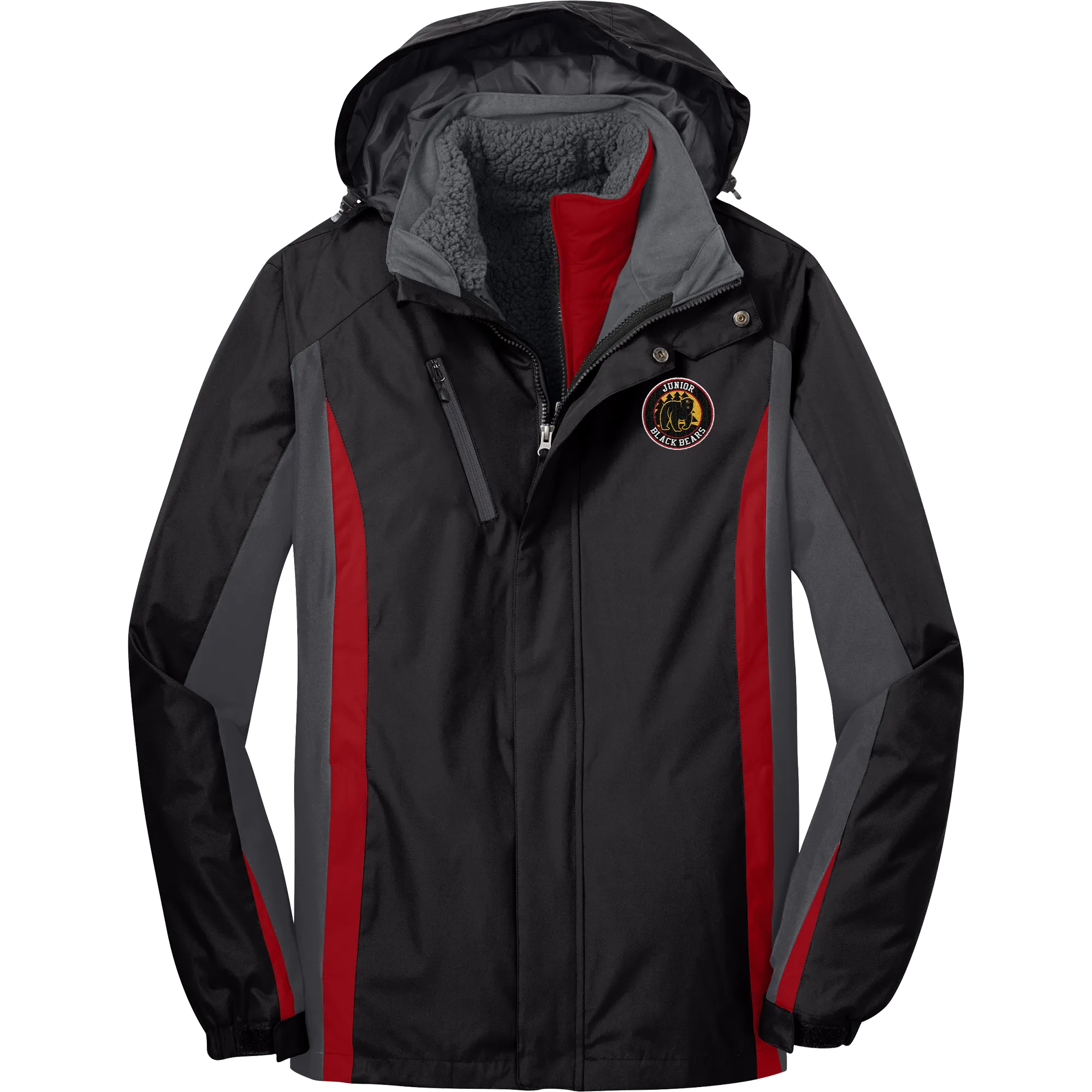 MD Jr. Black Bears Colorblock 3-in-1 Jacket