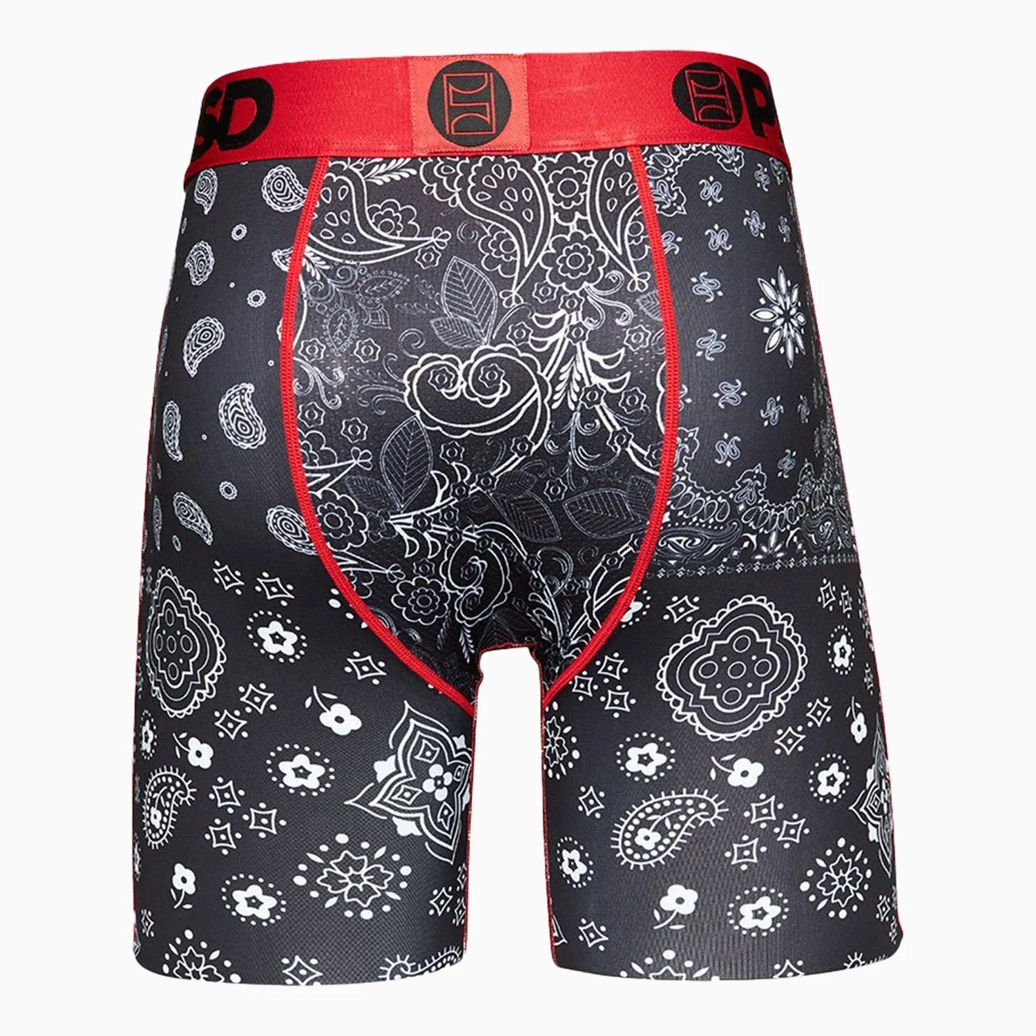 Men's Black Hype Bandana Boxer