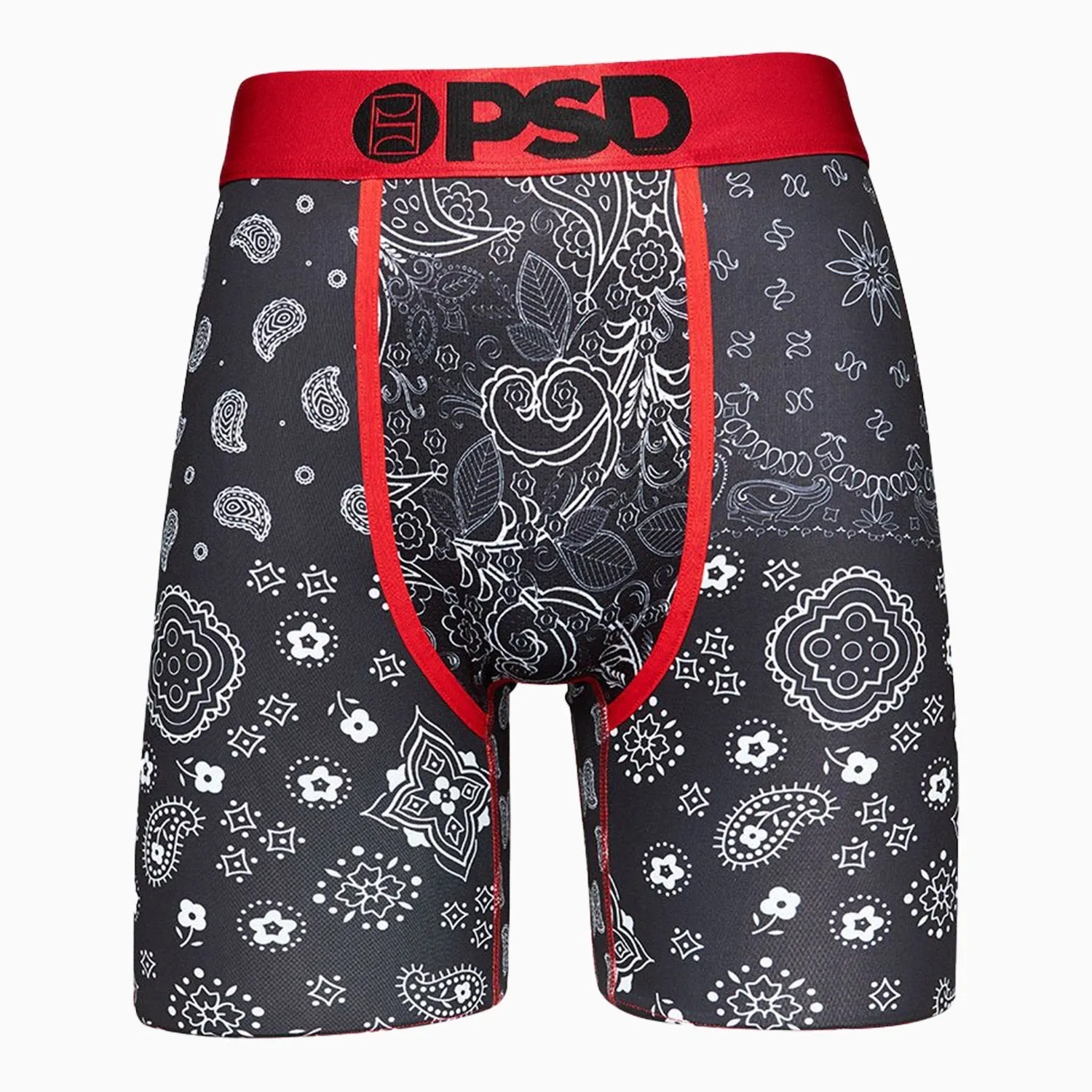 Men's Black Hype Bandana Boxer