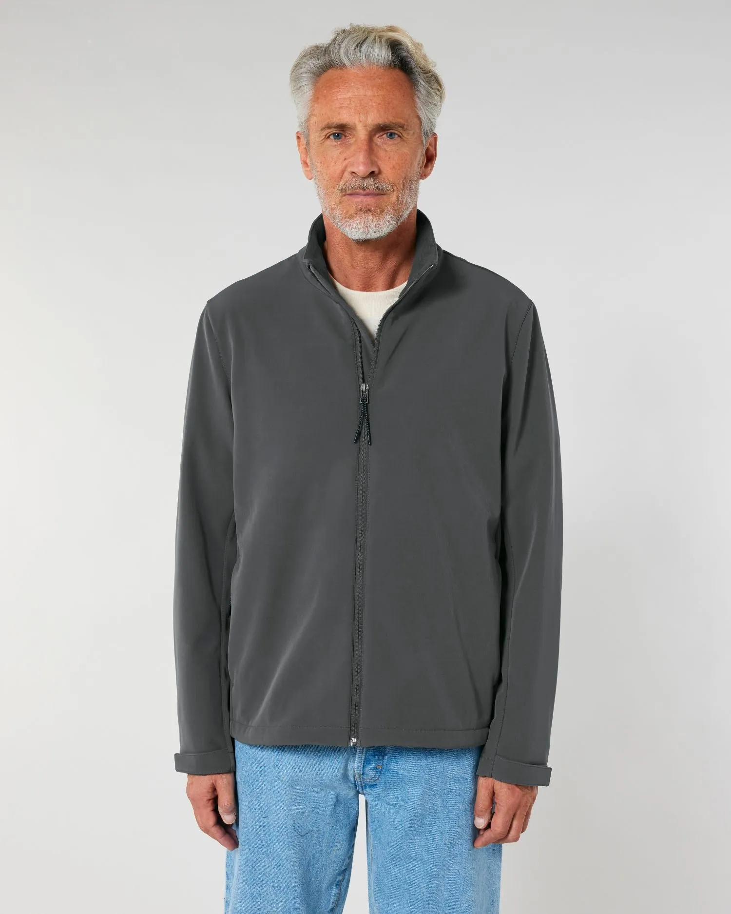 Men’s Water-Repellent Softshell Jacket - 342 GSM | Stanley Navigator STJM167