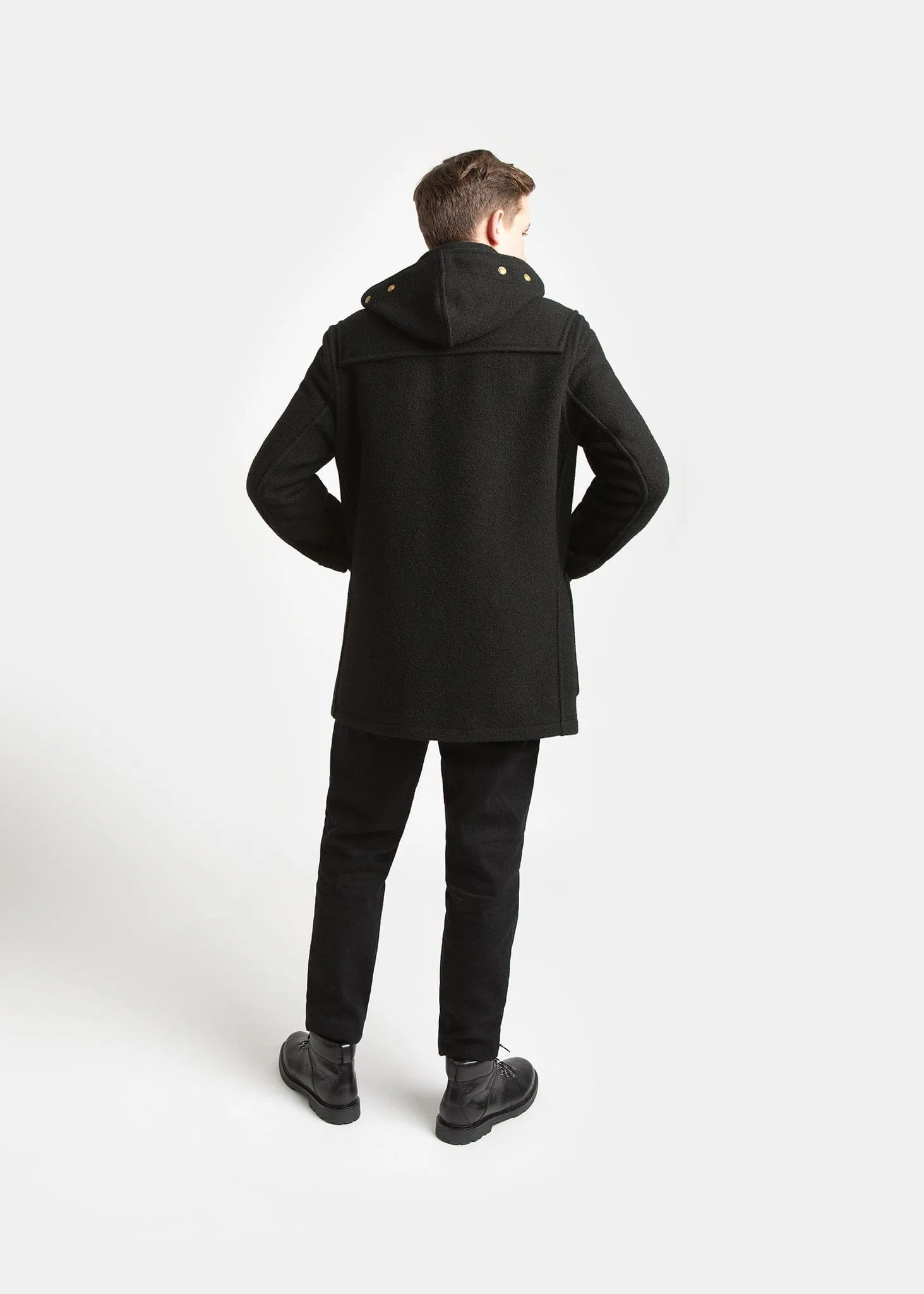 Mid Monty Duffle Coat Black