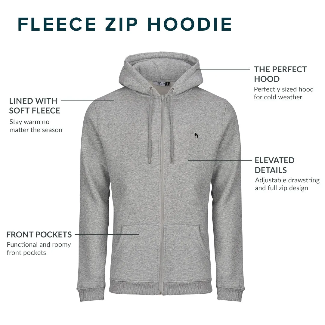 Midweight Fleece Full Zip Hoodie