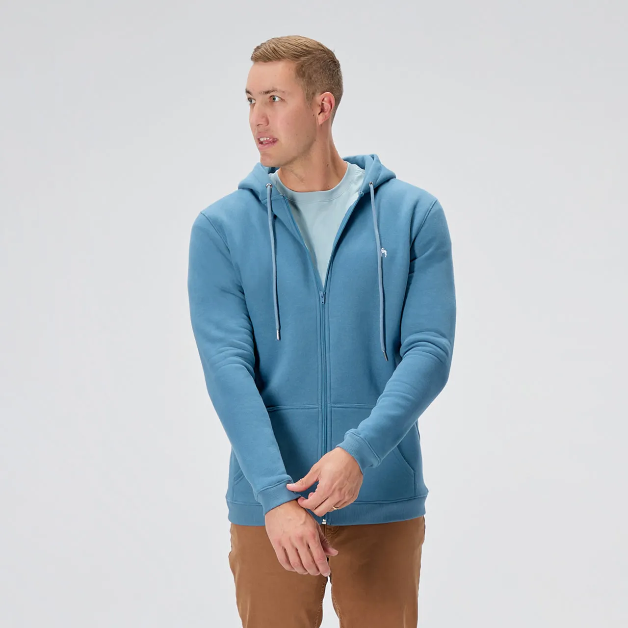 Midweight Fleece Full Zip Hoodie