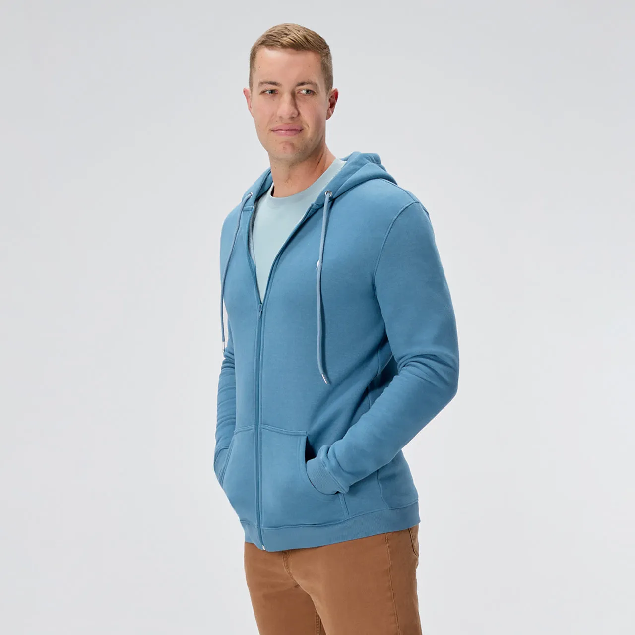 Midweight Fleece Full Zip Hoodie