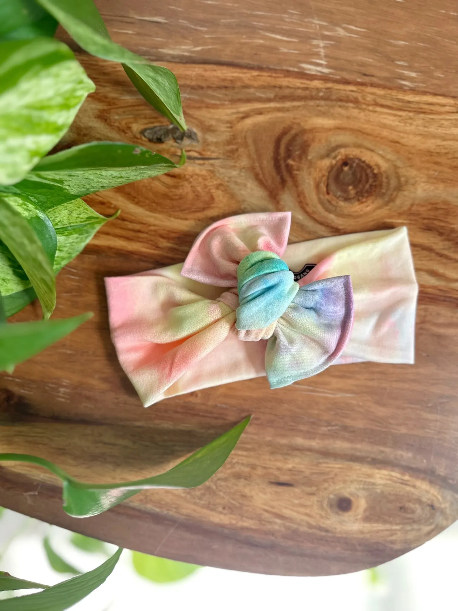 Mini Tieband - Pastel Tie Dye