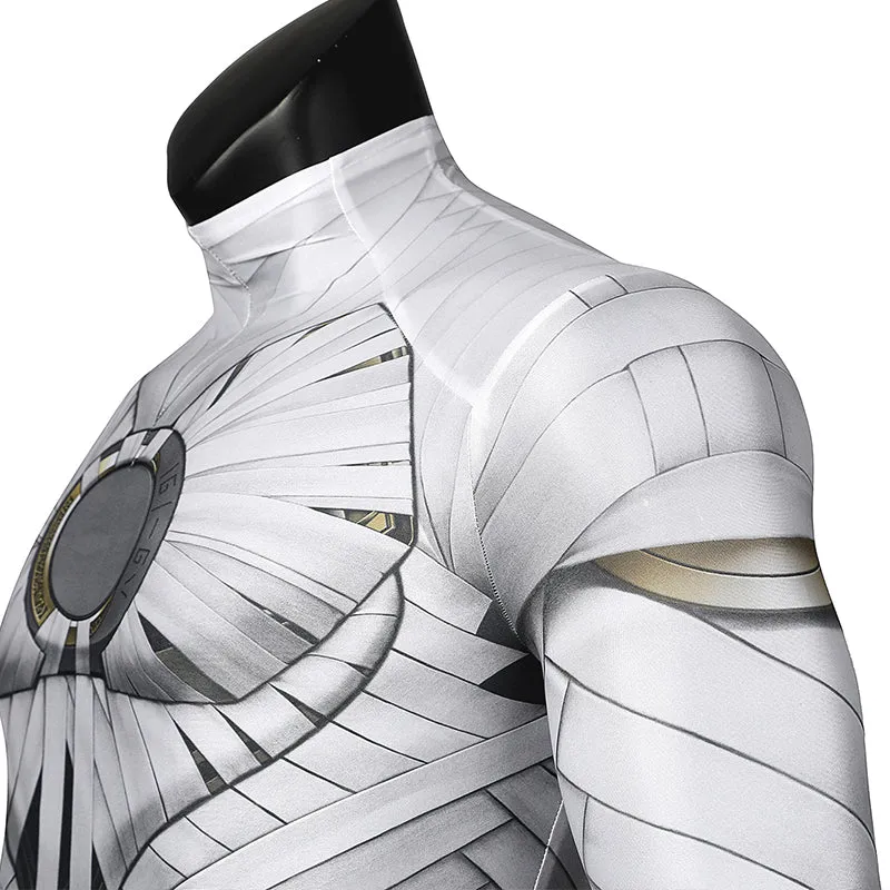 Moon Knight Cosplay Costumes Marc Spector Bodysuit Halloween Outfit With Cloak