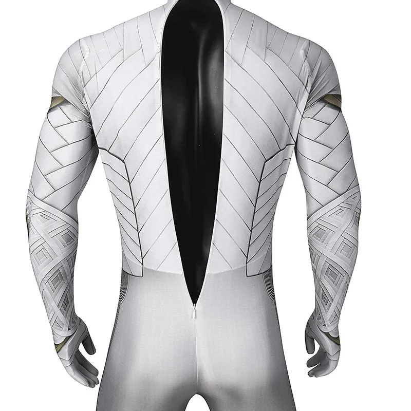 Moon Knight Cosplay Costumes Marc Spector Bodysuit Halloween Outfit With Cloak