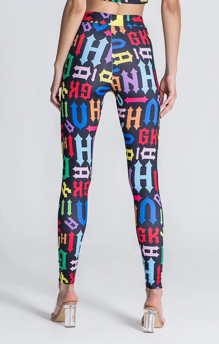 Multicolor Disorder Leggings