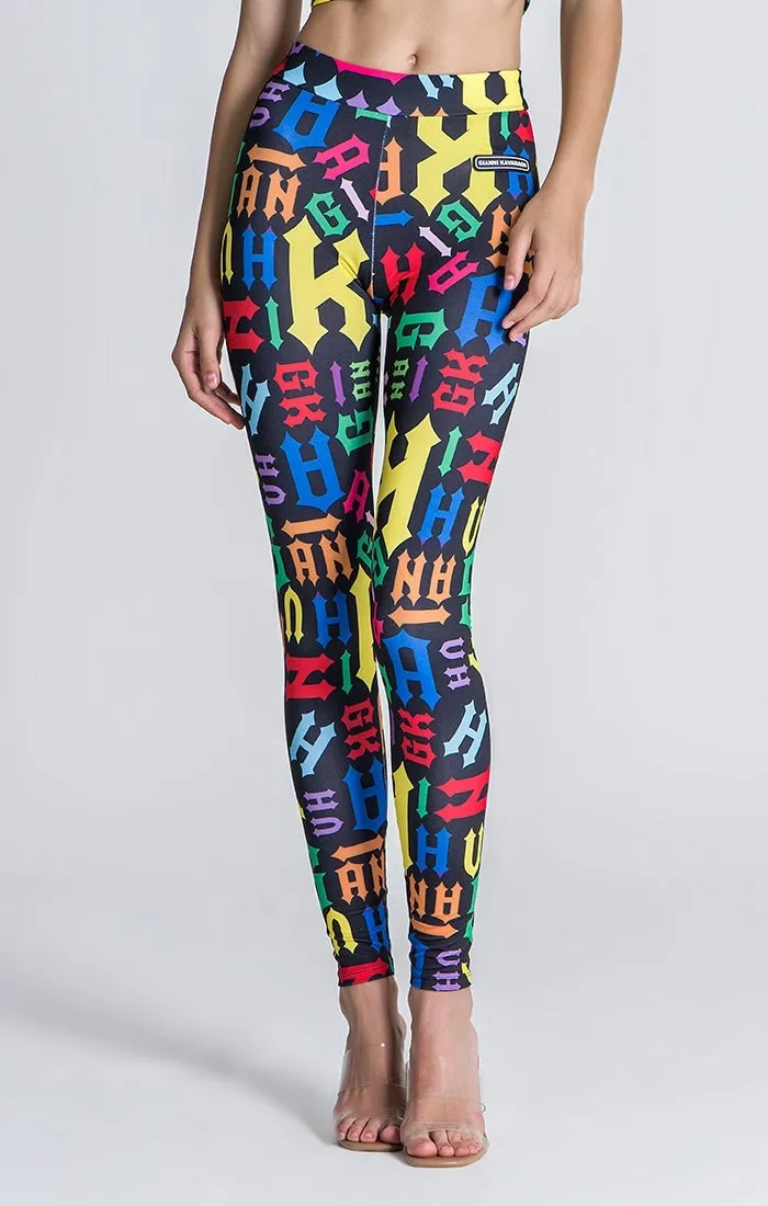 Multicolor Disorder Leggings