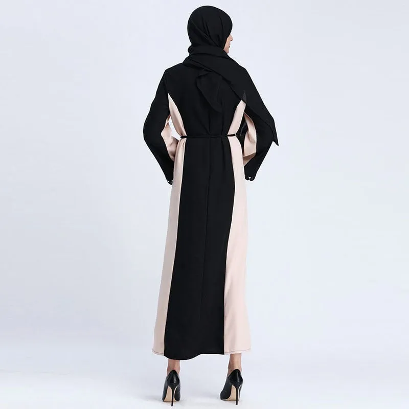 Muslim Open Abaya Dress Elegant Lace Cardigan Long Robe Kimono Jubah Ramadan Arabic Long Sleeve Turkish Islamic Prayer Clothing