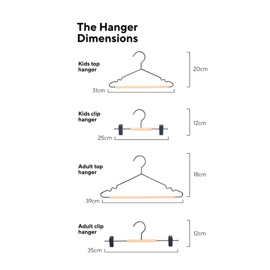 Mustard Made Kids Top Hangers - Slate