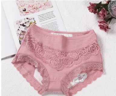 New Breathable Physiological Pants In The High Waist Cotton  Underwear Women's Menstrual Period Large Size Health Pants