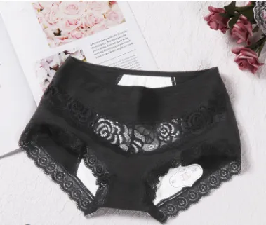 New Breathable Physiological Pants In The High Waist Cotton  Underwear Women's Menstrual Period Large Size Health Pants