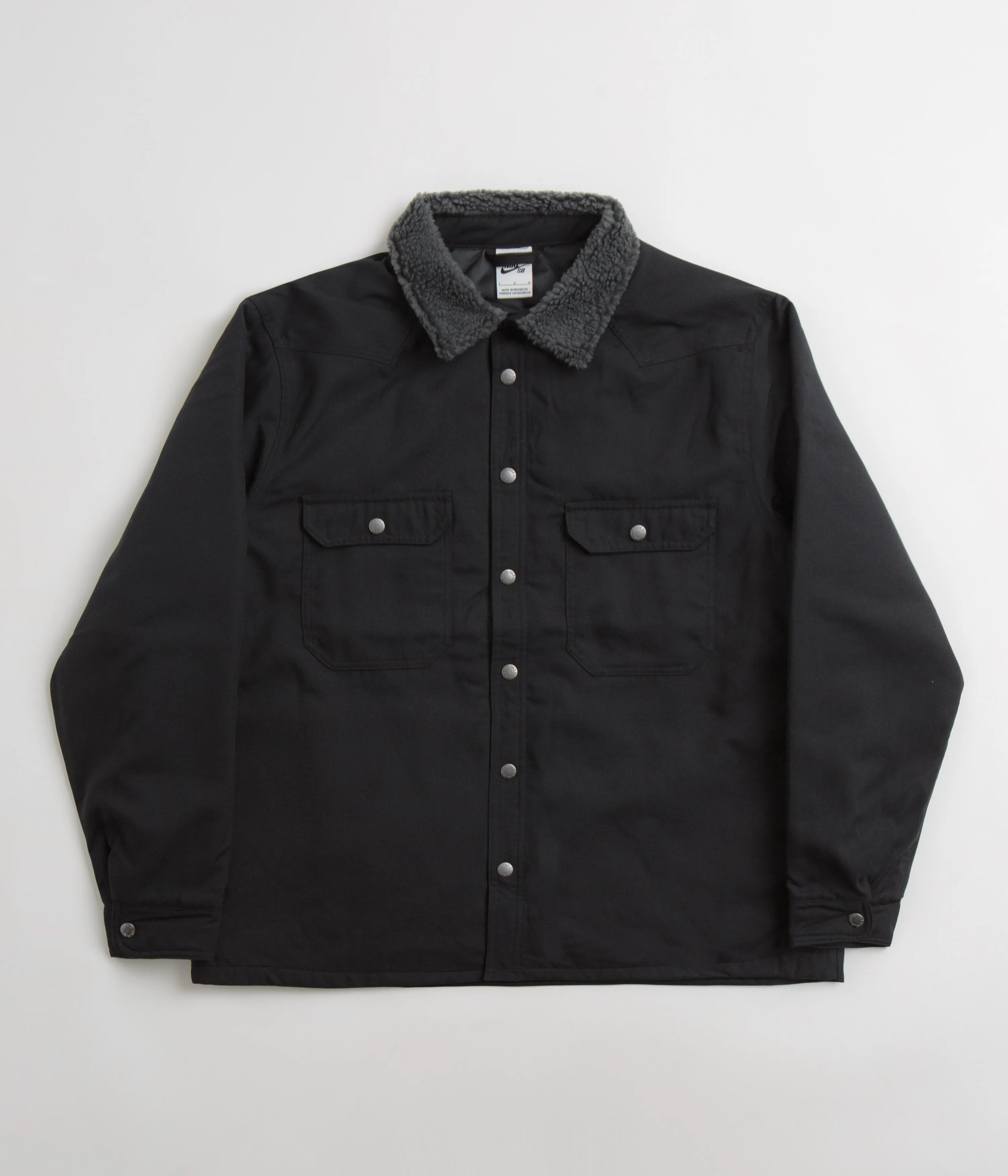 Nike SB Padded Flannel Jacket - Black / Anthracite