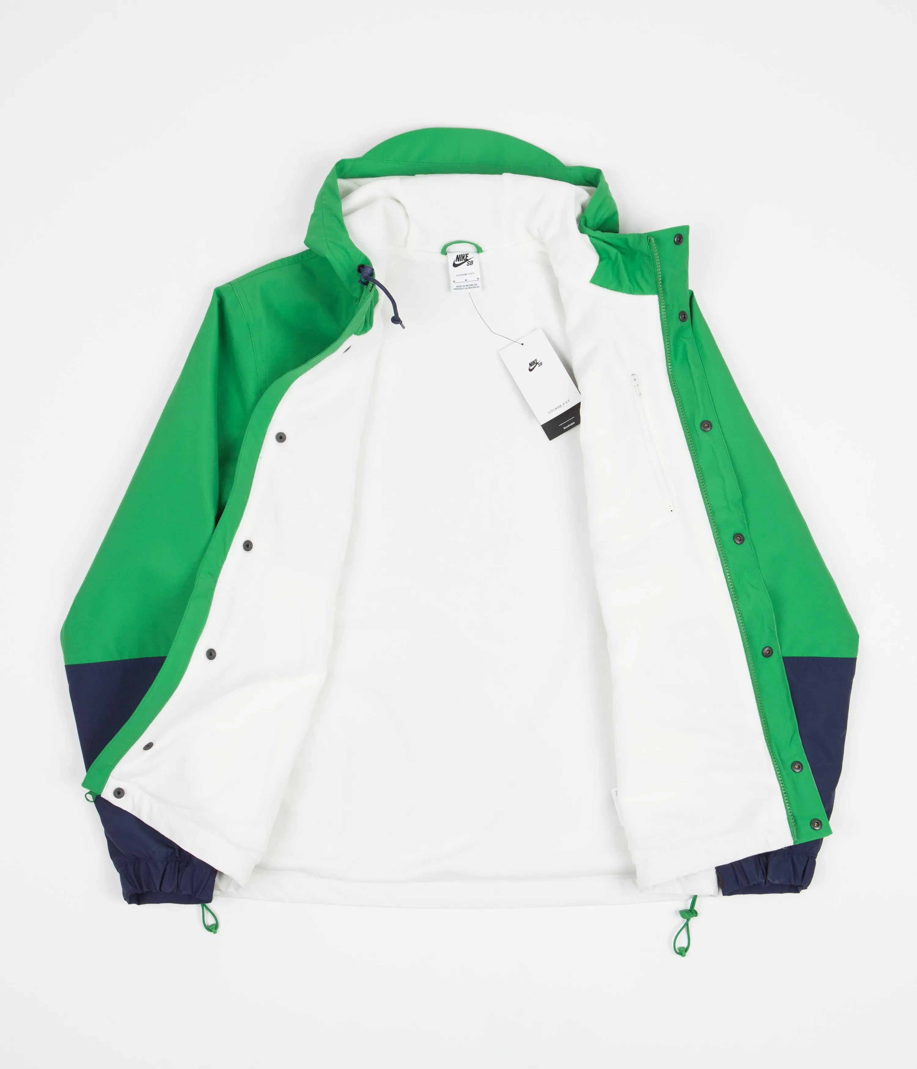 Nike SB Storm-FIT Winterized Jacket - Lucky Green / Sail / Midnight Navy