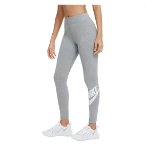 Nike Women's Sportswear Essential Leggings - Dark Grey Heather / White