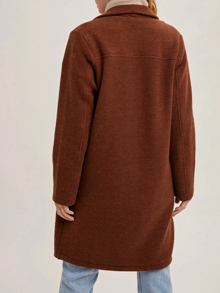 Open Cardigan / Coat - Brown