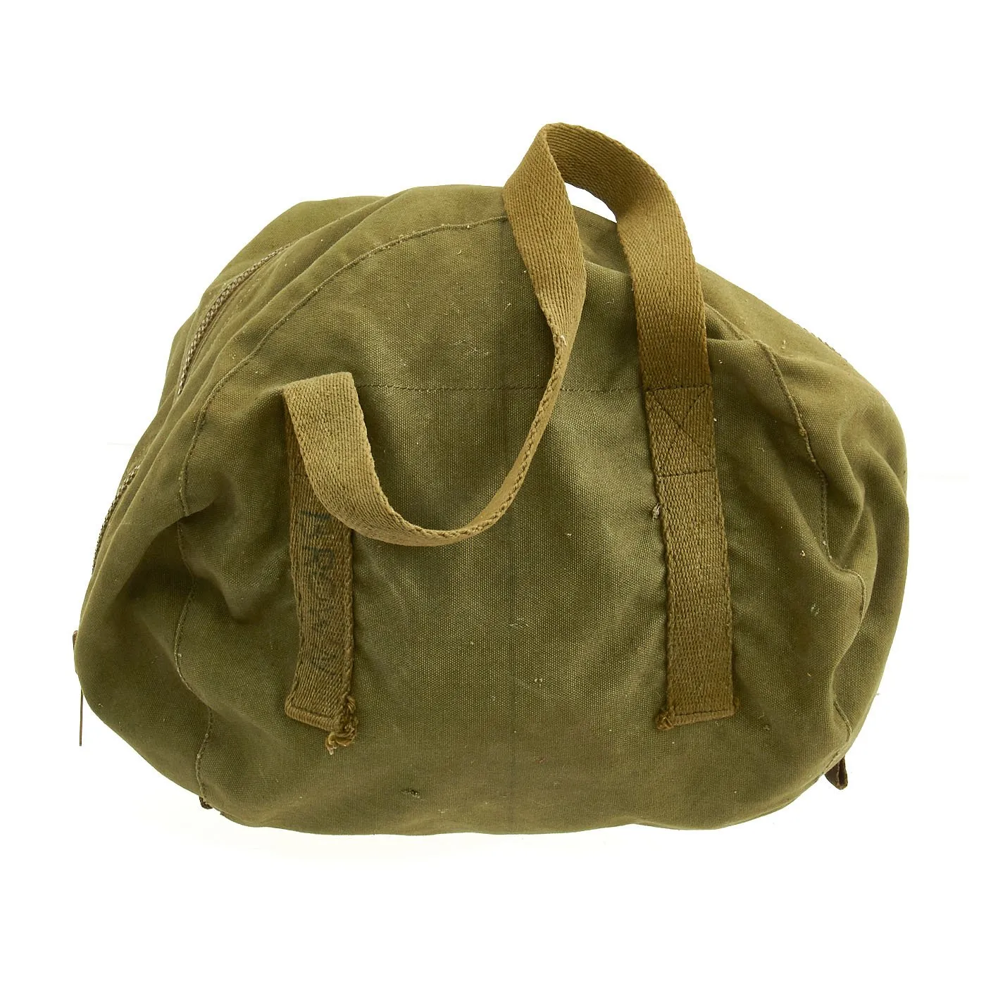 Original U.S. Vietnam War Named USN Pilot APH-6 Dual Visor Ramshorn Flight Helmet with Oxygen Mask and Bag