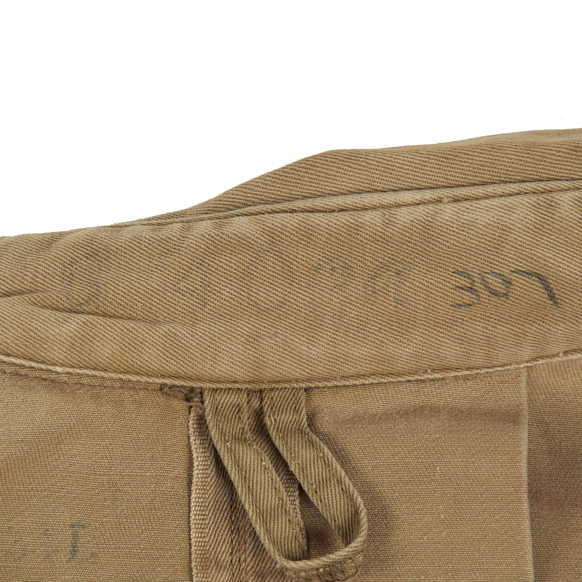 Original U.S. WWII Service Worn M1942 Paratrooper M42 Jump Jacket and Pants - Both Laundry Number Marked