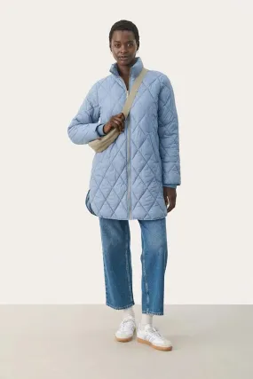 PART TWO OLILAS PADDED COAT WINDWARD BLUE