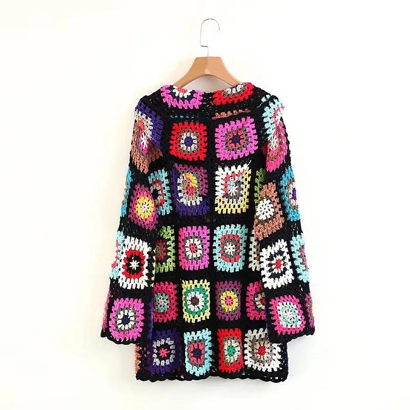 Patchwork Hooded Coat