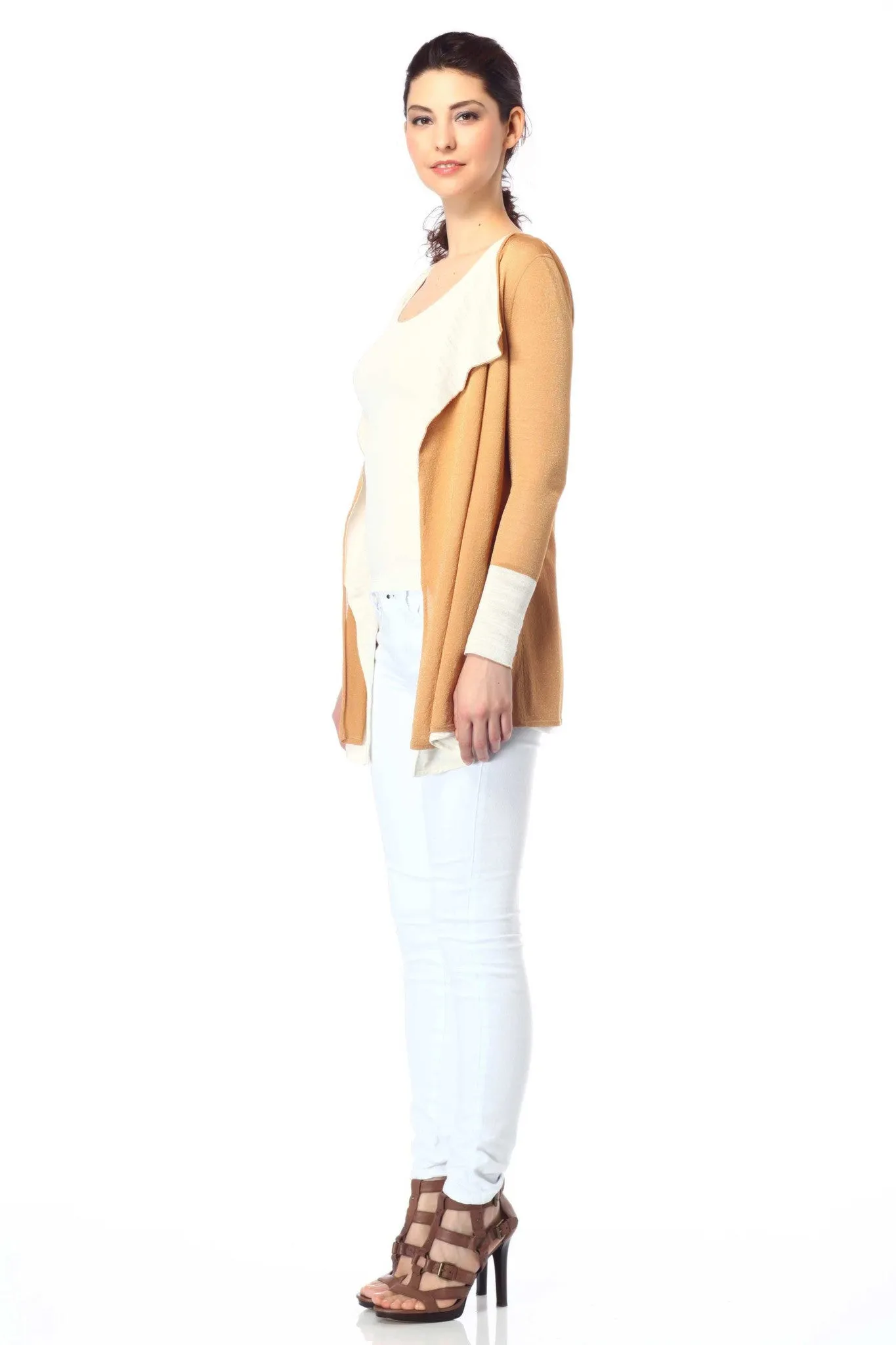 Perla Reversible Draped Jacket/Coat with Matching Sash