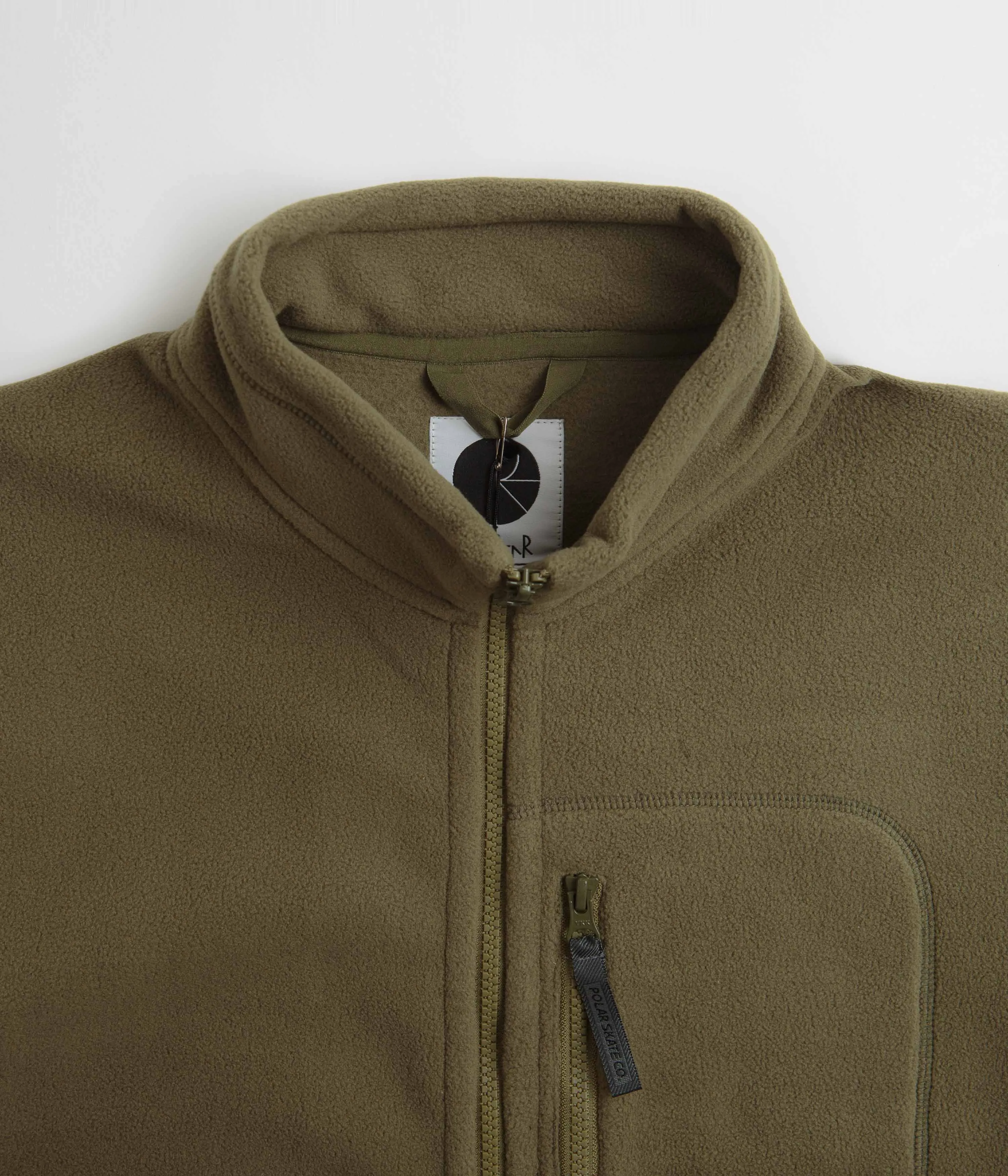 Polar Basic Fleece Jacket - Army Green