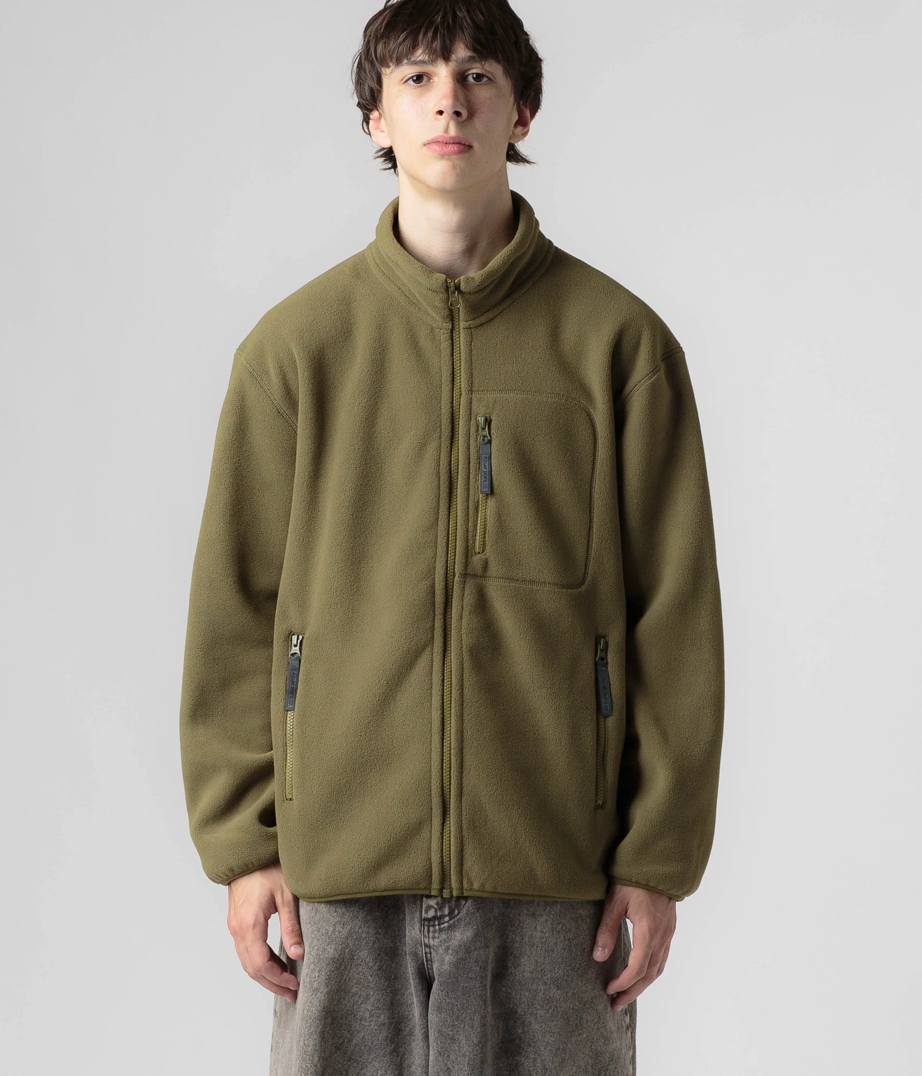 Polar Basic Fleece Jacket - Army Green