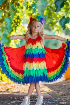 Rainbow Parrot Costume - 3 Piece Set