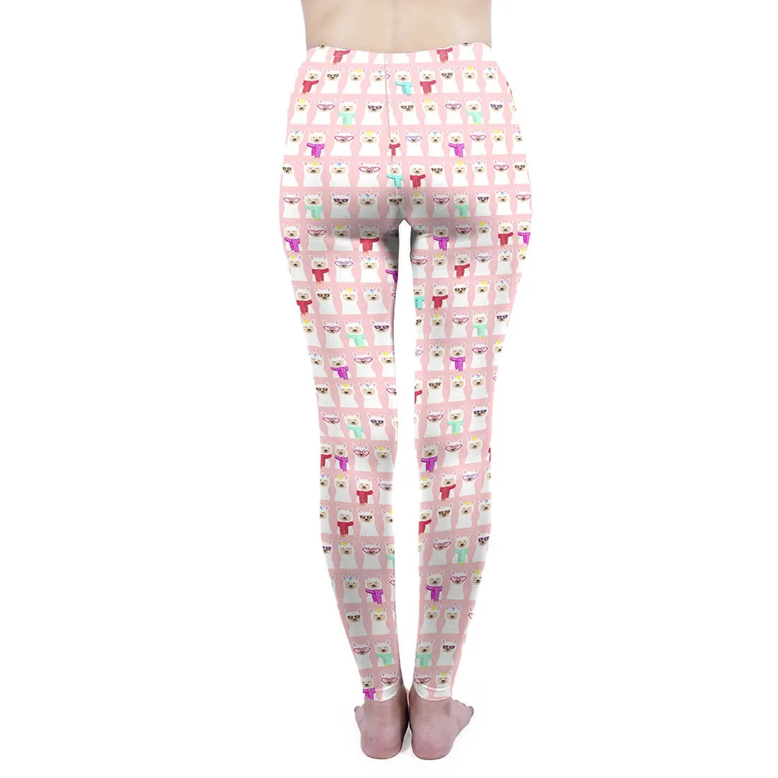 Regular Leggings (8-12 UK Size) - Disguised Llamas