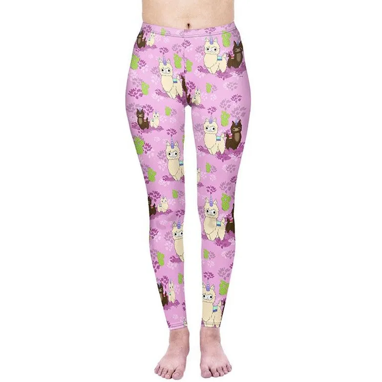 Regular Leggings (8-12 UK Size) - Llamacorn