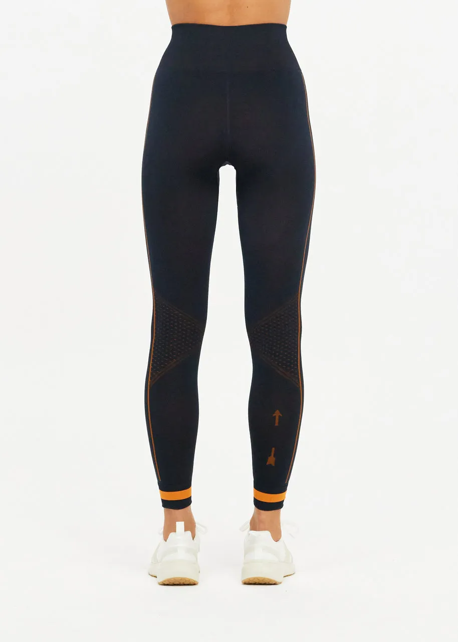 Seamless Midi Pant, Navy