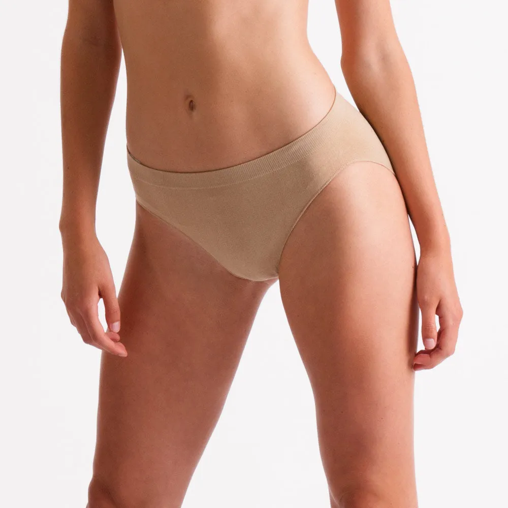 Silky Seamless High Cut Brief