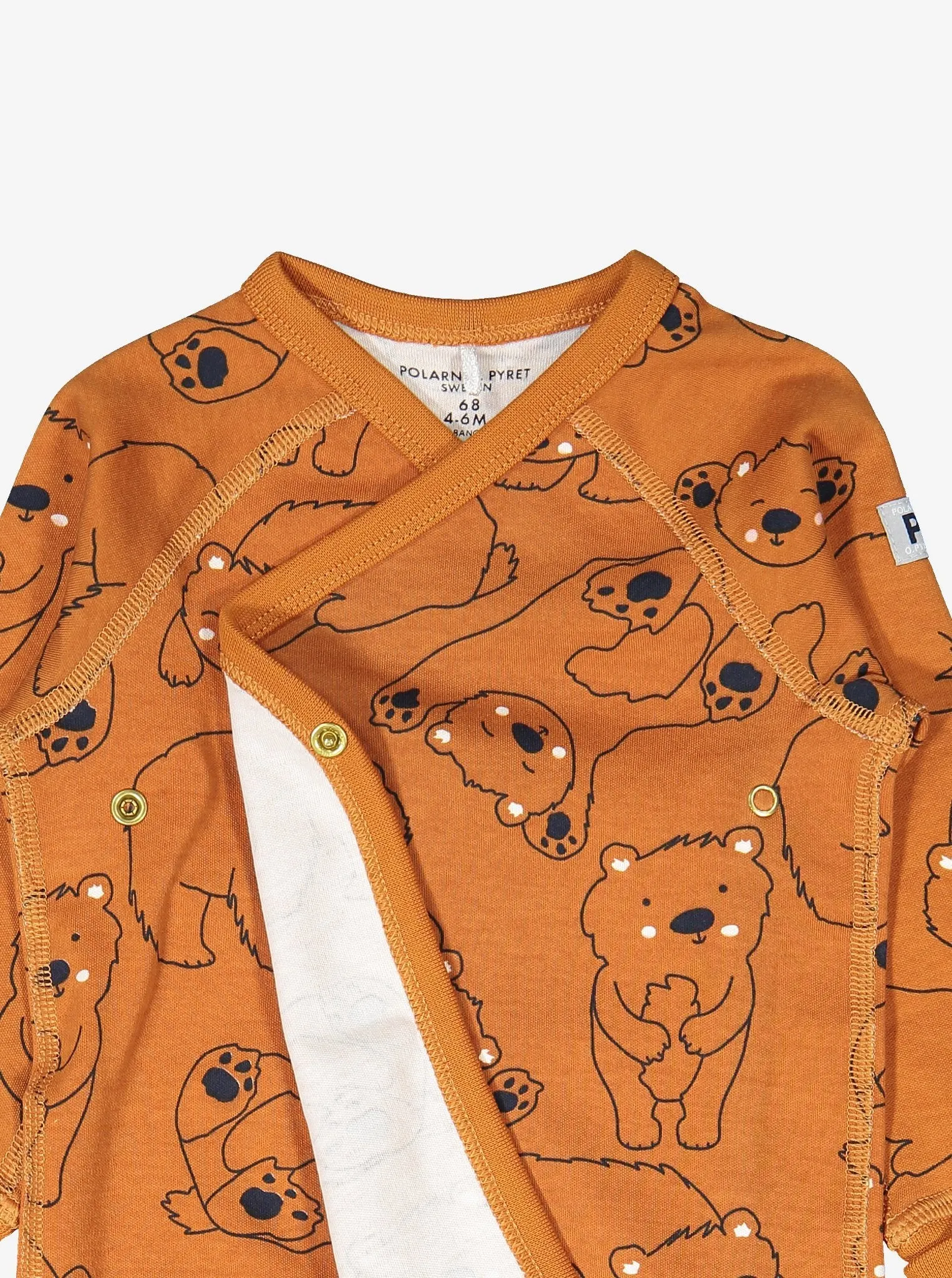 Sleepy Bear Wraparound Babygrow