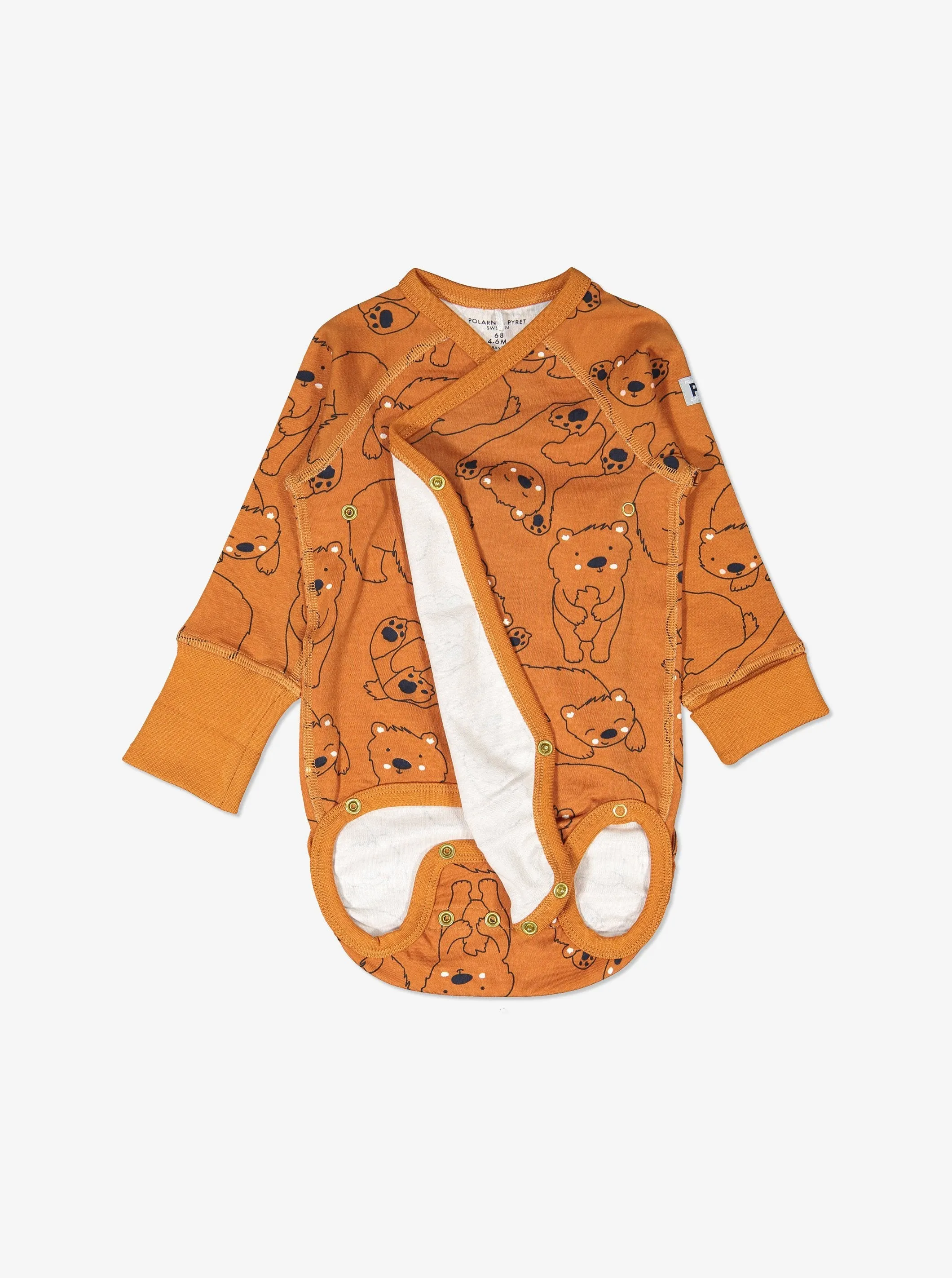 Sleepy Bear Wraparound Babygrow