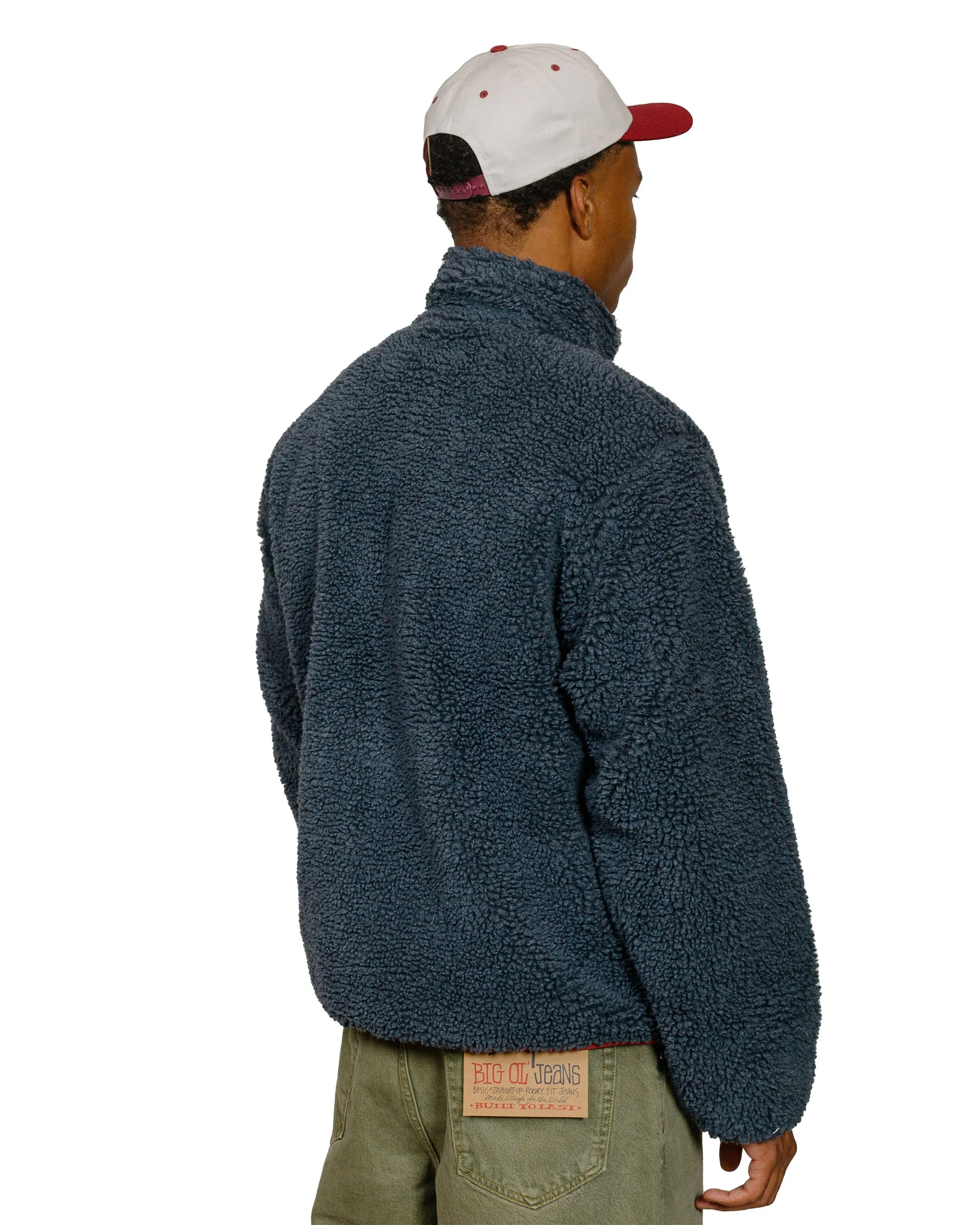 Stüssy Sherpa Reversible Jacket Smoke