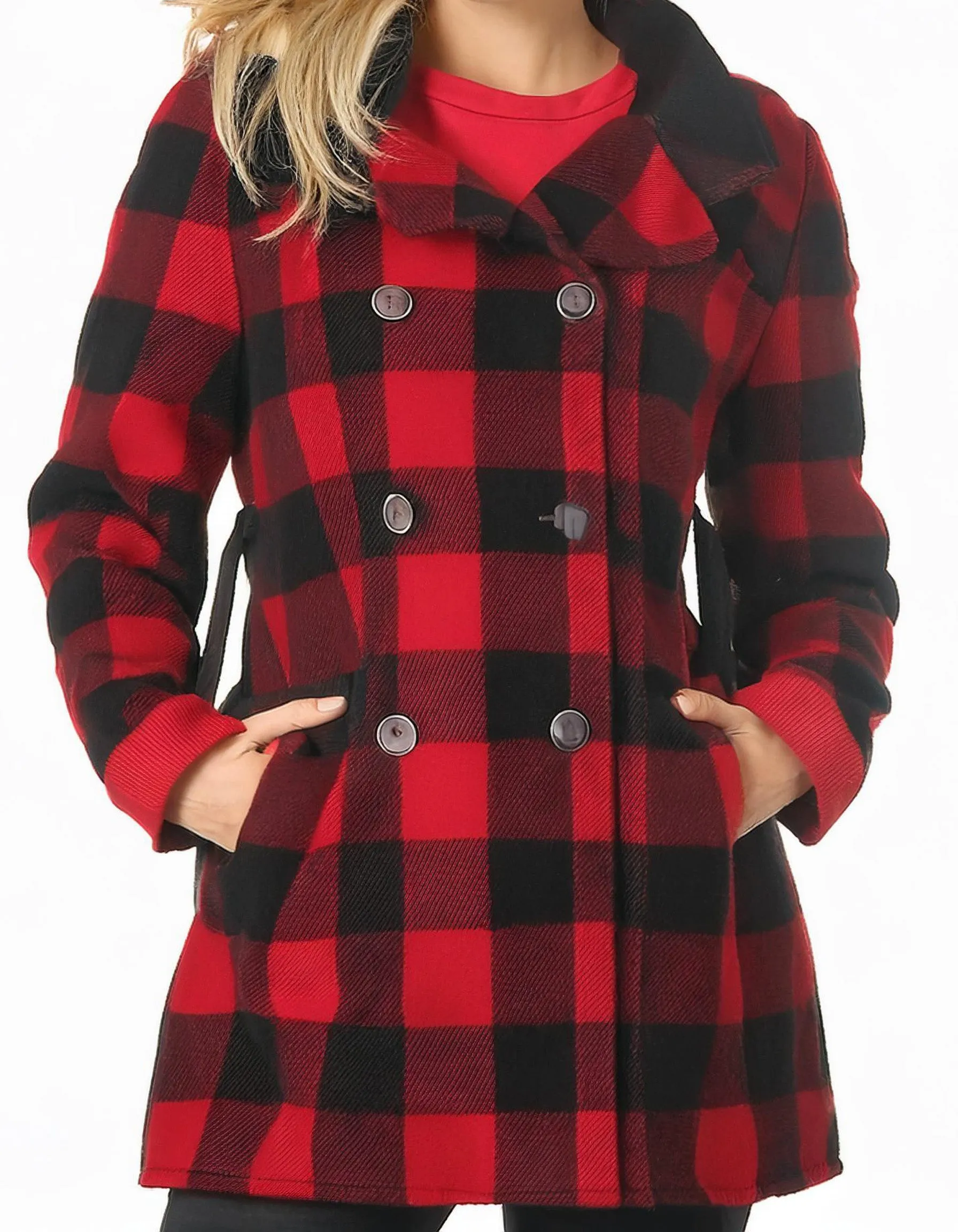 Tartan Treasure Peacoat