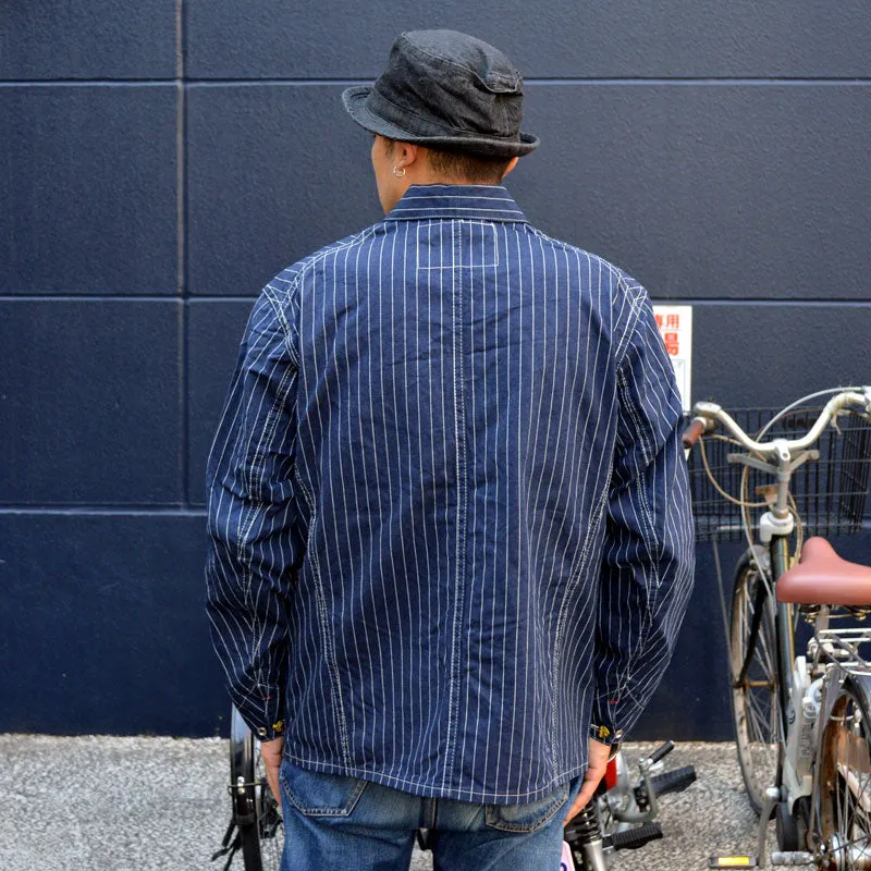 TCB jeans "Cathartt Chore Coat Woven Stripe" Chore Coat