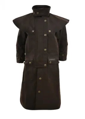 TCP7735408 Thomas Cook Kids High Country Oilskin Coat Long