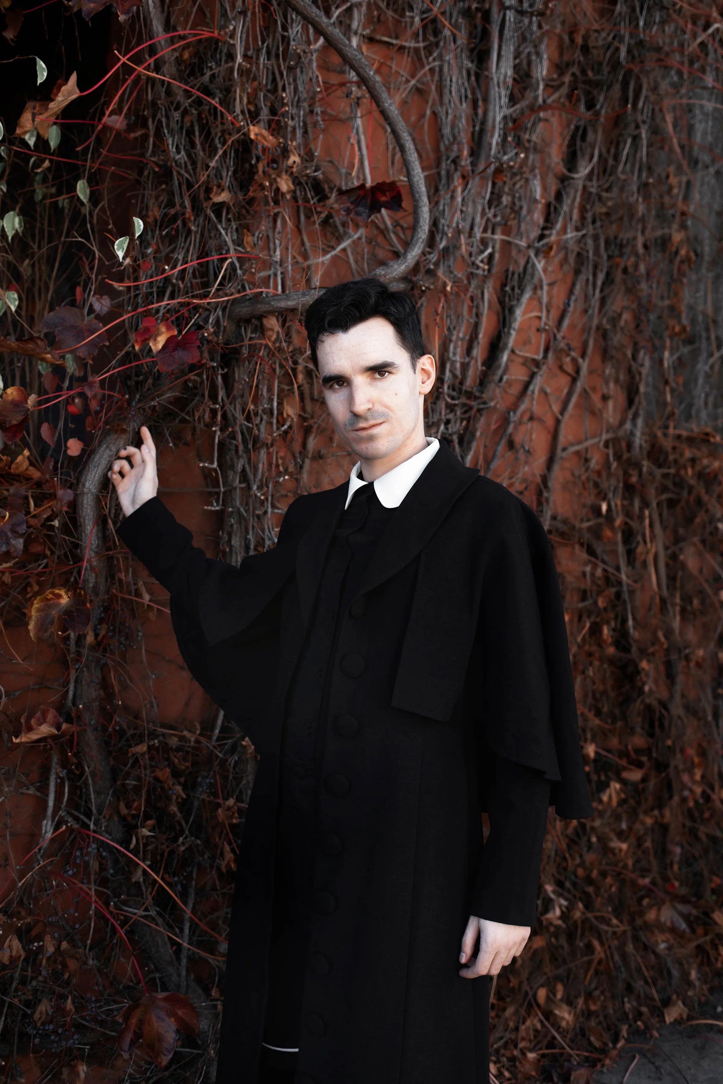 The Full-Length Nevermore Caped Coat