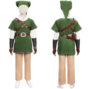 The Legend of Zelda Link Comic Con Cosplay Costume for Kids Children