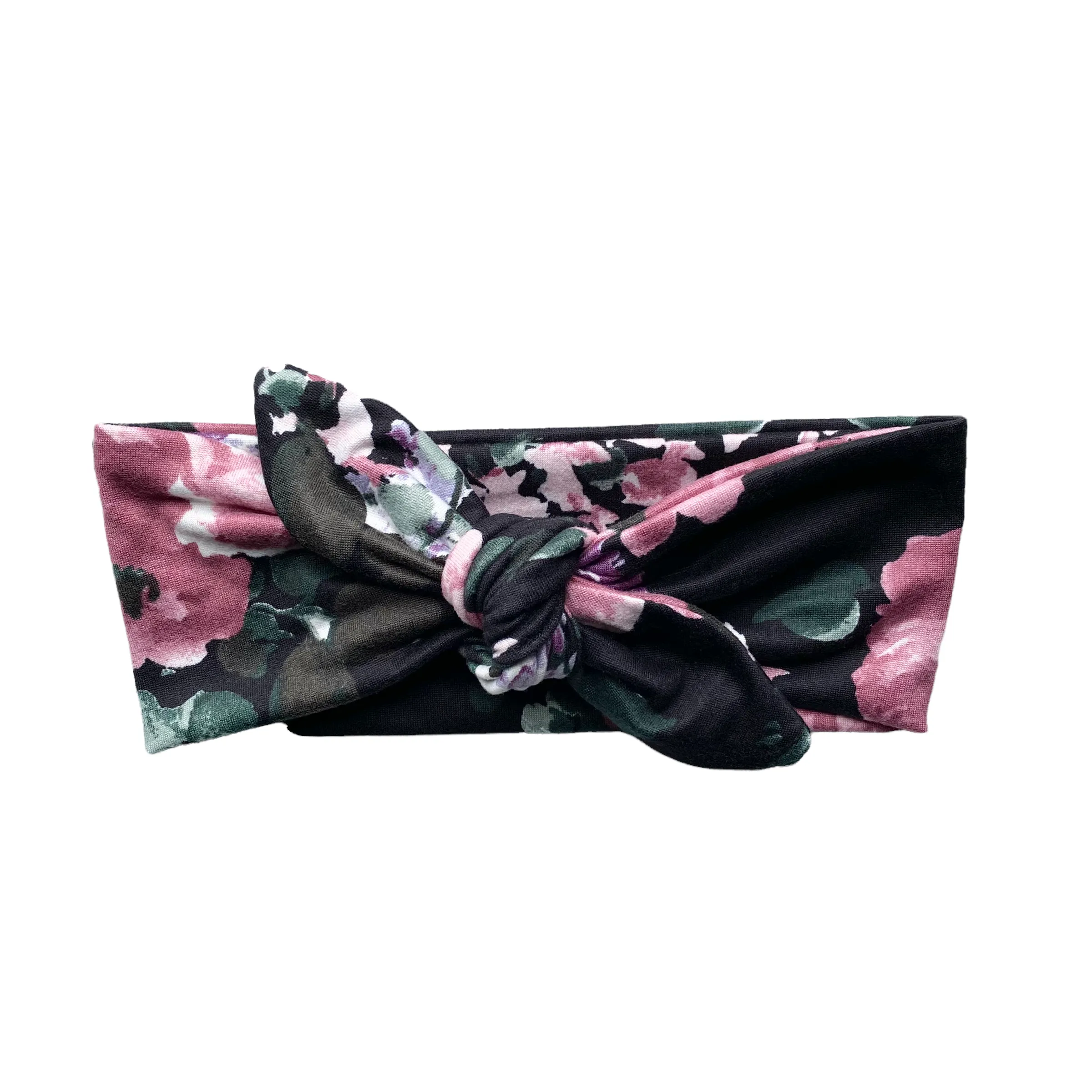 Tieband™ - Black & Pink Floral