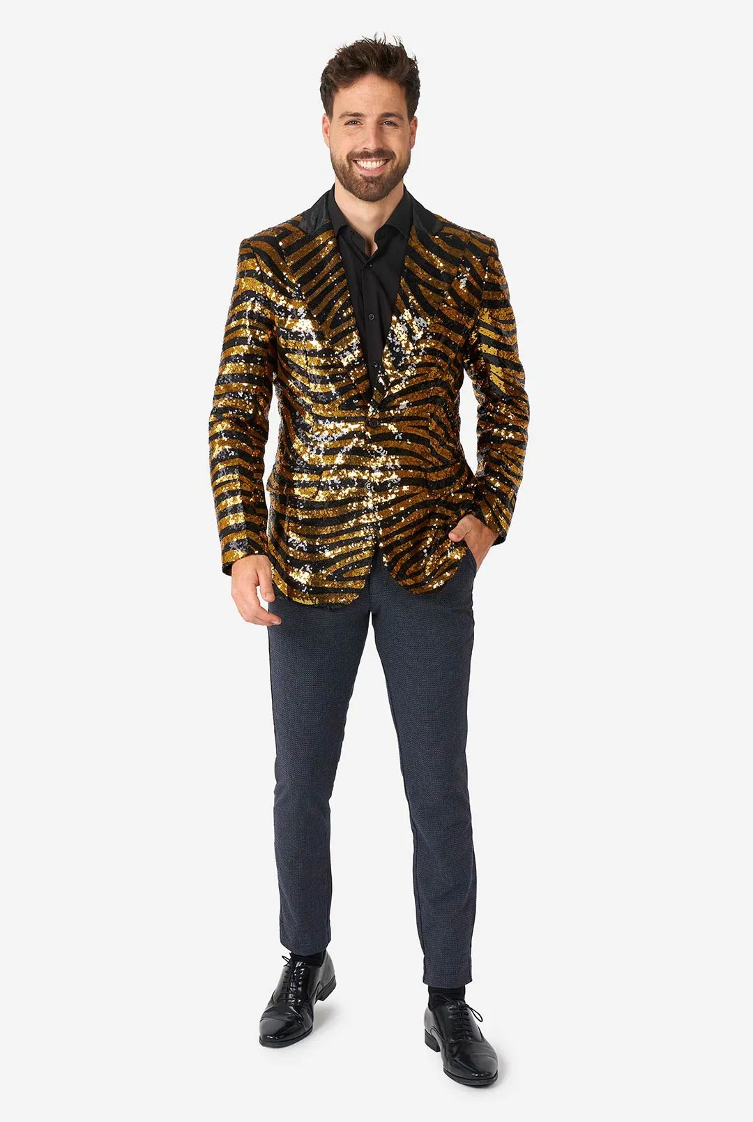 Tiger Royale | Sequin Blazer