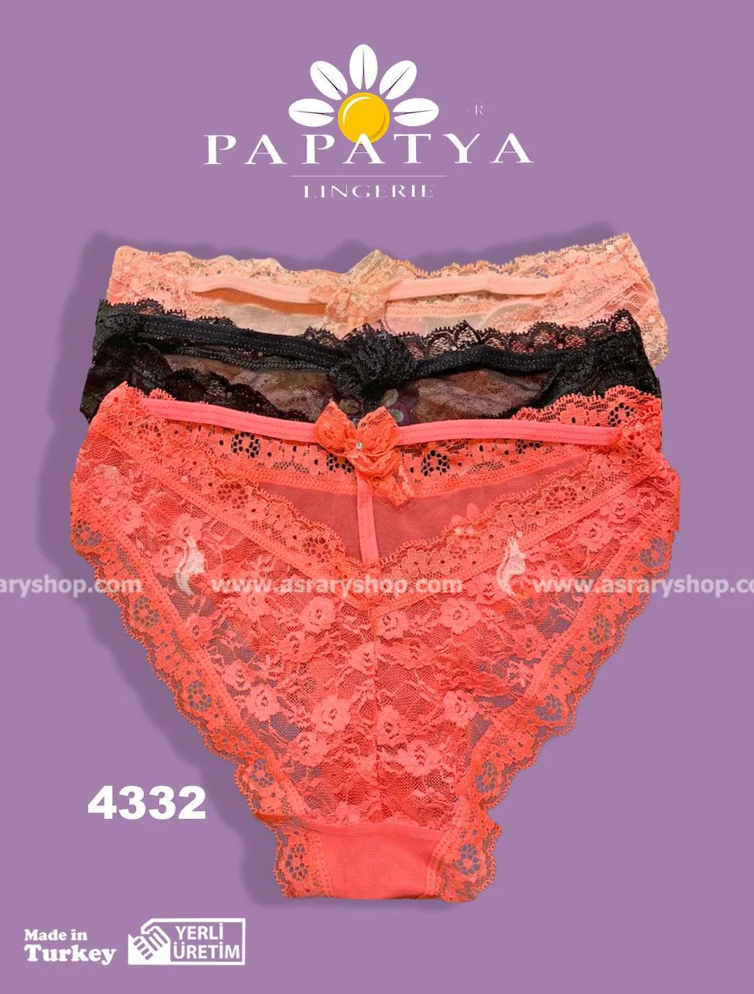 Transparent Lace Panty 4332